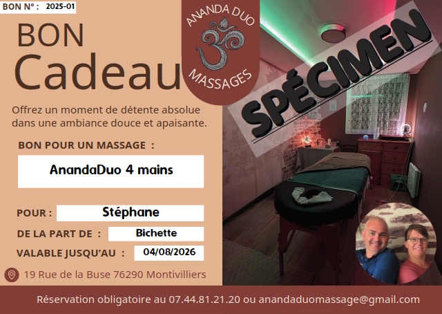 Bon Cadeau AnandaDuo